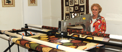 Longarm Machine at HeartSong Quilts